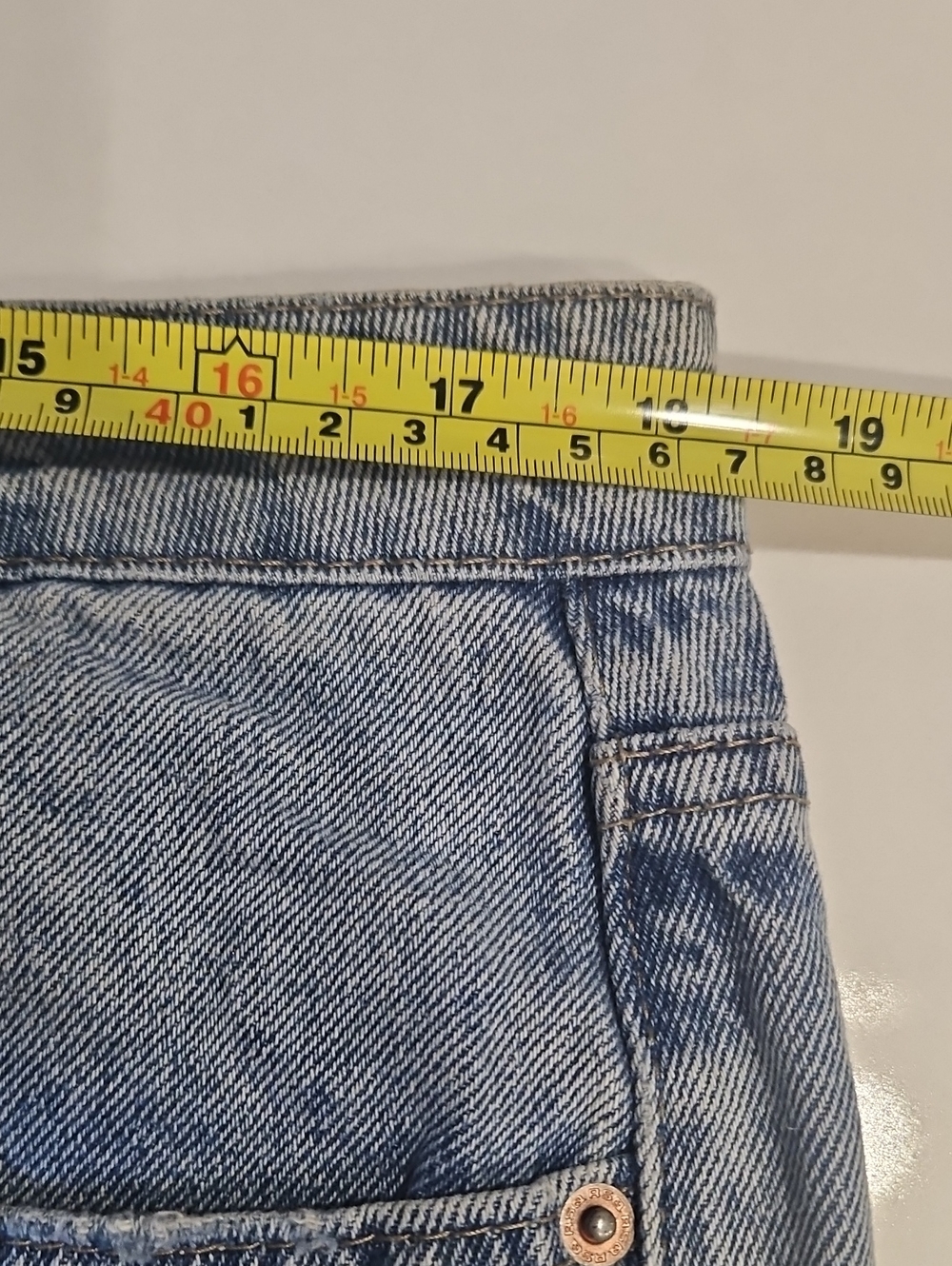 RSQ Light Blue Low-Rise Baggy Jeans 30x30 - Picture 4 of 8